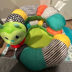 Infantino Multicolor Caterpillar Tummy Time / Support Seat